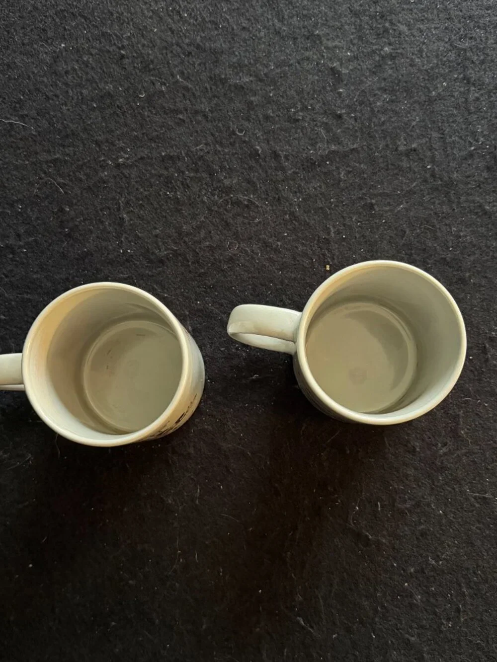 *NWT* 2 - Disney Light Gray Black/White Red Logo Sketch Coffee Mugs
